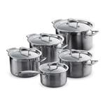 Le Creuset 3-Ply Profi-Topfset 5-teilig Edelstahl