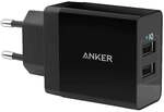 Anker PowerIQ 24W USB-Ladeger&auml;t schwarz