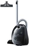 Siemens VSZ3B212 Staubsauger 700 W mit Staubbeutel inkl. Parkettb&uuml;rste schwarz