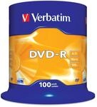 Verbatim DVD-R 4,7GB 100er-Pack Spindel