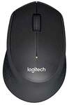 Logitech M330 Silent Plus Maus schwarz