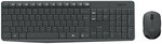 Logitech MK235 Kabelloses Set mit Tastatur und Maus grau