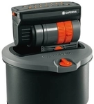 GARDENA 8221-20 Sprinklersystem Komplett-Set mit Versenk-Viereckregner OS 140