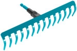 GARDENA 03178-20 combisystem-Rechen, 14 Zinken, 36 cm breit