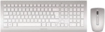 Cherry DW 8000 kabelloses Tastatur-und-Maus-Set wei&szlig;/silber