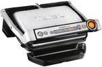 Tefal Optigrill+ GC712D34 Kontaktgrill silber/schwarz