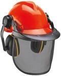Einhell BG-SH 2 Forstschutzhelm orange/schwarz
