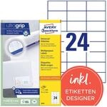 Avery Zweckform Labels Avery 70 x 37mm White (3474)