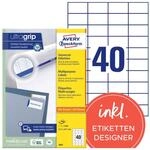 Avery Zweckform, Avery Labels 52,5 x 29,7mm, A4 (3651)
