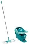 Leifheit Profi XL Set Wischtuchpresse mit Bodenwischer und Rollen