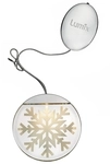 Krinner Lumix Deco Lights LED-Acrylglastaler Schneekristall