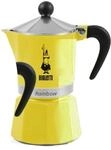 Bialetti Rainbow Espressokocher 6 Tassen gelb