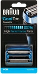 Braun Ersatzscherteil 40 B Blau kompatibel mit CoolTec Rasierern