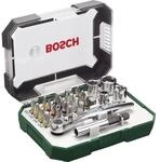 Bosch Schrauberbit- und Ratschen-Set 26-teilig (mit Adapter, Universalhalter)