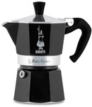 Bialetti Moka Color Espressokocher 3 Tassen schwarz