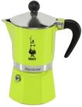 Bialetti Rainbow 4972 Espressokocher 3 Tassen gr&uuml;n