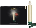 Krinner Lumix SuperLight 5er Erweiterungs-Set Kabellose Christbaumkerzen Elfenbein