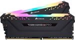 Corsair Vengeance RGB PRO DDR4 2933MHz C16 16GB (2x8GB) Arbeitsspeicher schwarz