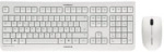 CHERRY DW 3000 kabelloses Tastatur-Maus-Set wei&szlig;/grau