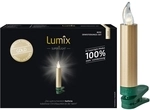 Krinner Lumix SuperLight Metallic 6er Erweiterungs-Set Kabellose Christbaumkerzen