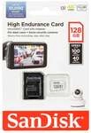 SanDisk High Endurance microSDXC Speicherkarte 128 GB + Adapter