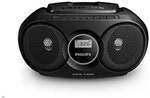 Philips AZ215B CD tragbarer CD Player schwarz