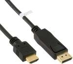 DisplayPort zu HDMI Konverter Kabel schwarz 3m