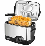 Unold 58615 Fritteuse Kompakt schwarz/silber