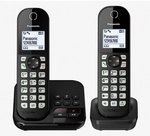 Panasonic KX-TGC462GB Schnurlostelefon mit Anrufbeantworter schwarz