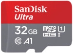 SanDisk Ultra Android microSDHC UHS-I Speicherkarte 32 GB + Adapter