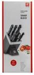 Zwilling Gourmet Messerblock 7-tlg SharpBlock dunkelbraun