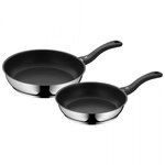 WMF Devil Pfannenset 2-teilig Bratpfanne 28 cm + 24 cm Induktion schwarz