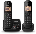 Panasonic KX-TGC422GB Schnurlostelefon mit Anrufbeantworter schwarz