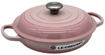 Le Creuset Gourmet-Profitopf Gusseisen Shell Pink 26cm