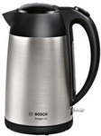 Bosch DesignLine TWK3P420 Wasserkocher 1,7l edelstahl/schwarz