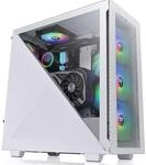 Thermaltake Divider 300 TG Snow ARGB Midi-Tower PC-Geh&auml;use wei&szlig;