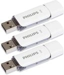Philips Snow Edition USB-Stick 32GB 3er-Pack