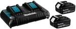 Makita Energy Kit 198077-8 2x BL1860B + DC18RD