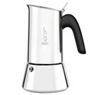 Bialetti Venus Induction 10 Tassen Espressokanne silber