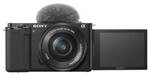 Sony Alpha ZV-E10 APS-C spiegellose Vlog-Kamera schwarz