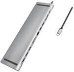 LogiLink UA0373 11-in-1 USB-C-Dockingstation silber/schwarz