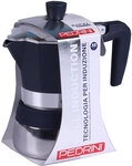 Pedrini MyMoka Induction Coffee Maker 3 Tassen blau