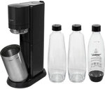 SodaStream DUO Vorteilspack schwarz QC inkl. 2 Glas- & 1 PET-Flasche