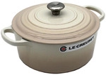 Le Creuset Br&auml;ter Signature Rund Gusseisen Meringue 22cm