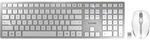 Cherry DW 9100 SLIM Tastatur- und Maus-Set wei&szlig;-silber