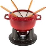 Staub La Fondue 18 cm 1,6l Gusseisen kirschrot