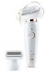 Braun Silk-&eacute;pil 9 Flex SES 9002 3D Epilierer wei&szlig;/gold