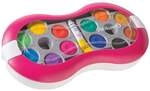 Pelikan 700016 - Deckfarbkasten Space, 24 Farben + 1 Tube Deckwei&szlig;, magenta