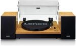 Lenco LS-300 Plattenspieler mit Bluetooth holz