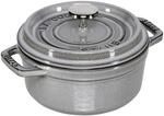 Staub Mini Cocotte 12 cm 0,4l Gusseisen grafitgrau